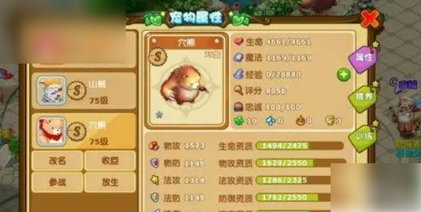 魔力宝贝手游攻略宠物技能详解