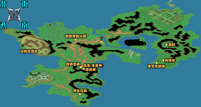 魔力宝贝地图按哪个键？