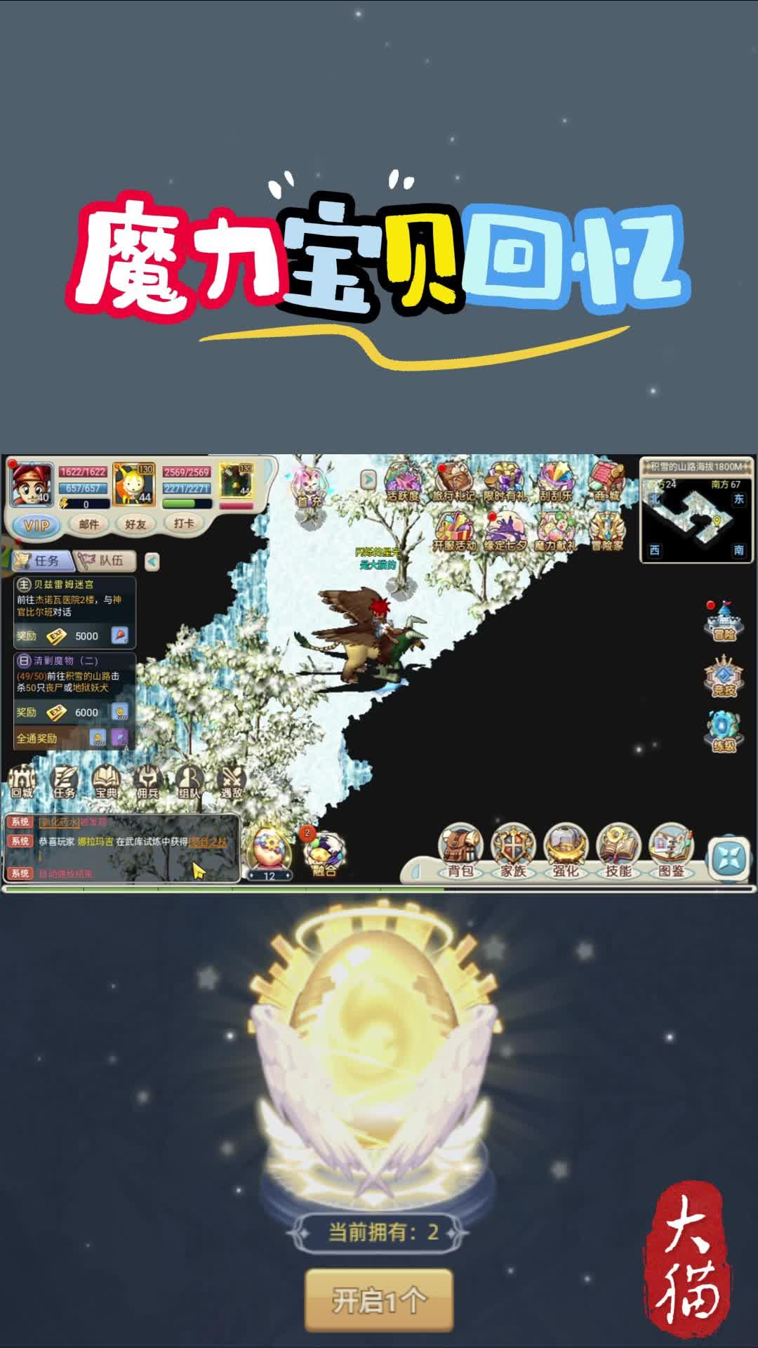 魔力宝贝手游更新后进不去